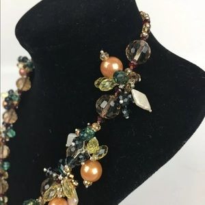 Swarovski crystal mother pearl Necklace Bracelet